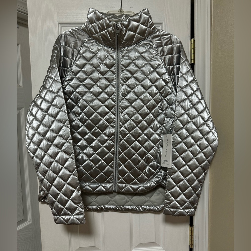 Athleta Featherless Metallic Jacket